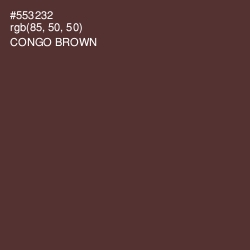 #553232 - Congo Brown Color Image